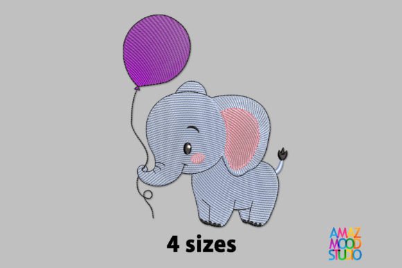 Cute Elephant with Air Ball Design Review