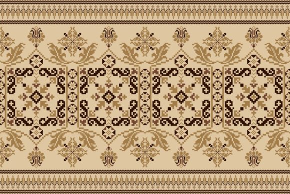 Floral Cross Stitch Seamless Pattern Review