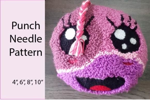 Punch Needle Kawaii Pattern Pillow Review