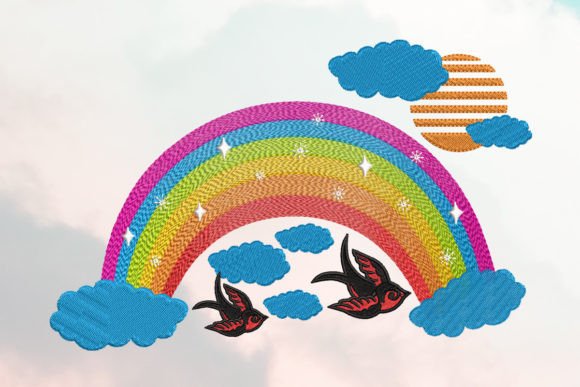 Rainbow and Birds Embroidery Review
